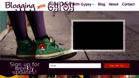 What Bloggingwithgypsy.com website looked like in 2018 (5 years ago)