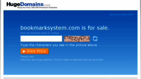 What Bookmarksystem.com website looked like in 2018 (5 years ago)