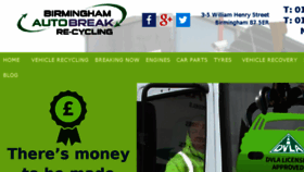 What Birminghamautobreak.com website looked like in 2018 (6 years ago)