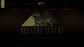 What Breatheluxury.com website looked like in 2018 (5 years ago)