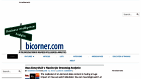 What Bicorner.com website looked like in 2018 (5 years ago)