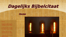 What Bijbelcitaat.be website looked like in 2018 (5 years ago)
