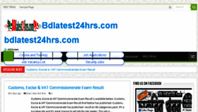 What Bdlatest24hrs.com website looked like in 2018 (5 years ago)