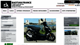 What Baotian-france.fr website looked like in 2018 (5 years ago)