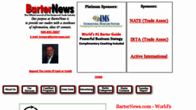 What Barternews.com website looked like in 2018 (5 years ago)