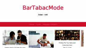 What Bartabacmode.com website looked like in 2018 (5 years ago)
