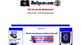 What Belizeans.com website looked like in 2018 (5 years ago)