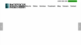 What Backfocus.com.au website looked like in 2018 (5 years ago)