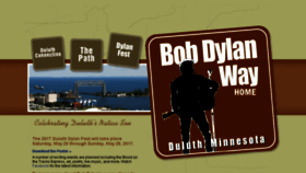 What Bobdylanway.com website looked like in 2018 (5 years ago)