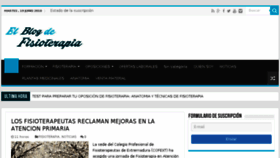 What Blogdefisioterapia.com website looked like in 2018 (5 years ago)