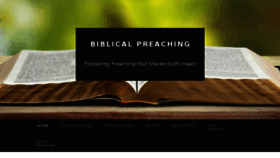 What Biblicalpreaching.net website looked like in 2018 (5 years ago)