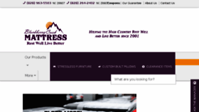 What Blackberrycreekmattress.com website looked like in 2018 (5 years ago)