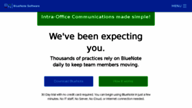 What Bluenotesoftware.com website looked like in 2018 (5 years ago)
