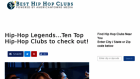 What Besthiphopclubs.com website looked like in 2018 (5 years ago)