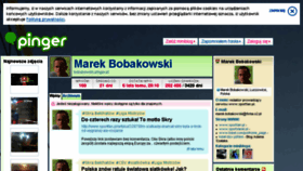 What Bobakowski.pinger.pl website looked like in 2018 (5 years ago)