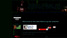 What Bungeholes.com website looked like in 2018 (5 years ago)