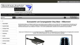 What Bootszubehoer-maier.de website looked like in 2018 (5 years ago)