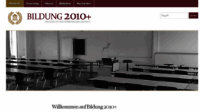 What Bildung2010.de website looked like in 2018 (5 years ago)