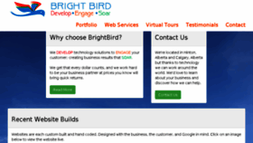 What Brightbird.ca website looked like in 2018 (5 years ago)