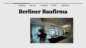 What Berliner-baufirma.de website looked like in 2018 (5 years ago)