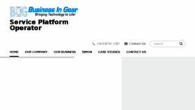 What Businessingear.com website looked like in 2018 (5 years ago)