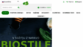 What Biostile.org website looked like in 2018 (6 years ago)