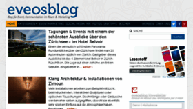 What Blog.eveos.de website looked like in 2018 (5 years ago)