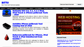 What Bittu.org website looked like in 2011 (13 years ago)