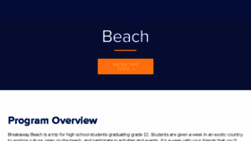 What Breakawaybeach.com website looked like in 2018 (5 years ago)