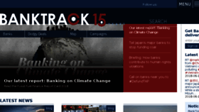 What Banktrack.org website looked like in 2018 (5 years ago)