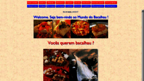 What Bacalhau.com.br website looked like in 2018 (5 years ago)