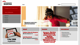 What Badenia.de website looked like in 2018 (5 years ago)