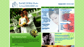 What Baliweddingbutler.com website looked like in 2018 (5 years ago)