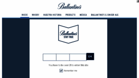 What Ballantines.es website looked like in 2018 (5 years ago)