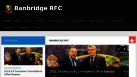 What Banbridgerfc.com website looked like in 2018 (5 years ago)