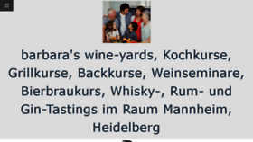 What Barbaras-wine-yards.de website looked like in 2018 (5 years ago)