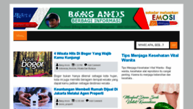 What Bangancis.web.id website looked like in 2018 (5 years ago)