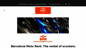 What Barcelona-moto-rent.com website looked like in 2018 (5 years ago)