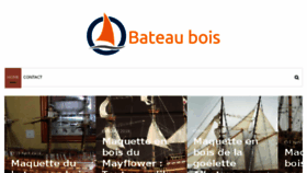 What Bateaubois.com website looked like in 2018 (5 years ago)