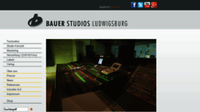 What Bauerstudios.de website looked like in 2018 (5 years ago)