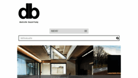 What Bauzeitung.de website looked like in 2018 (5 years ago)