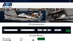 What Bavaria-yachtbroker.de website looked like in 2018 (5 years ago)