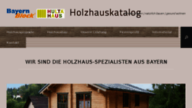 What Bayernblockhaus.de website looked like in 2018 (5 years ago)