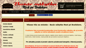 What Bazarnabytok.sk website looked like in 2018 (5 years ago)