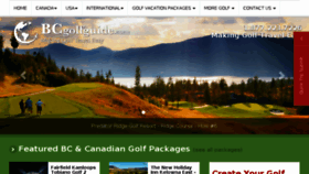 What Bcgolfguide.com website looked like in 2018 (5 years ago)
