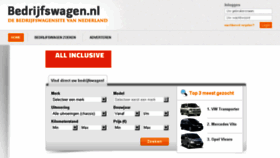 What Bedrijfswagen.nl website looked like in 2018 (5 years ago)