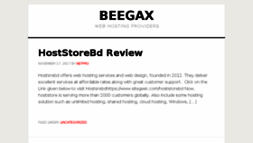 What Beegamax.com website looked like in 2018 (5 years ago)