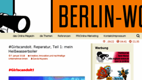 What Berlin-woman.de website looked like in 2018 (5 years ago)