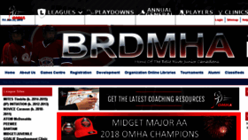 What Brdmha.com website looked like in 2018 (5 years ago)