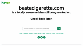 What Bestecigarette.com website looked like in 2018 (5 years ago)